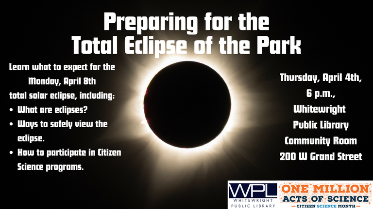 Preparing for Total Eclipse